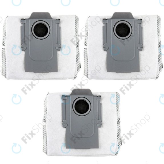 Sac à poussière, 3 pièces, Charbon actif pour Xiaomi Roborock Q-series