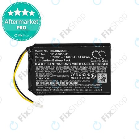 Garmin Nuvi 53, 53LMT, 65, 65LM - Batterie 361-00056-01 1100mAh HQ