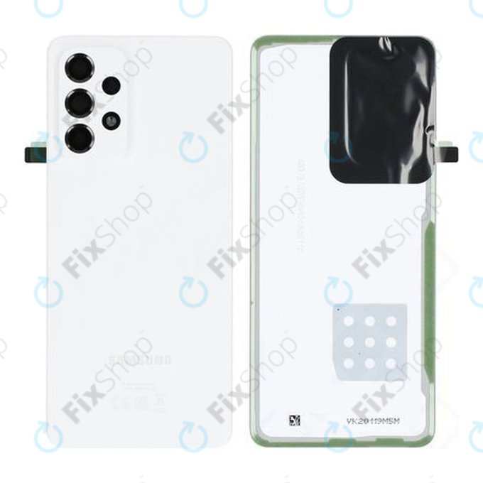Samsung Galaxy A33 5G A336B - Cache batterie (blanc génial) - GH82-28042B Genuine Service Pack