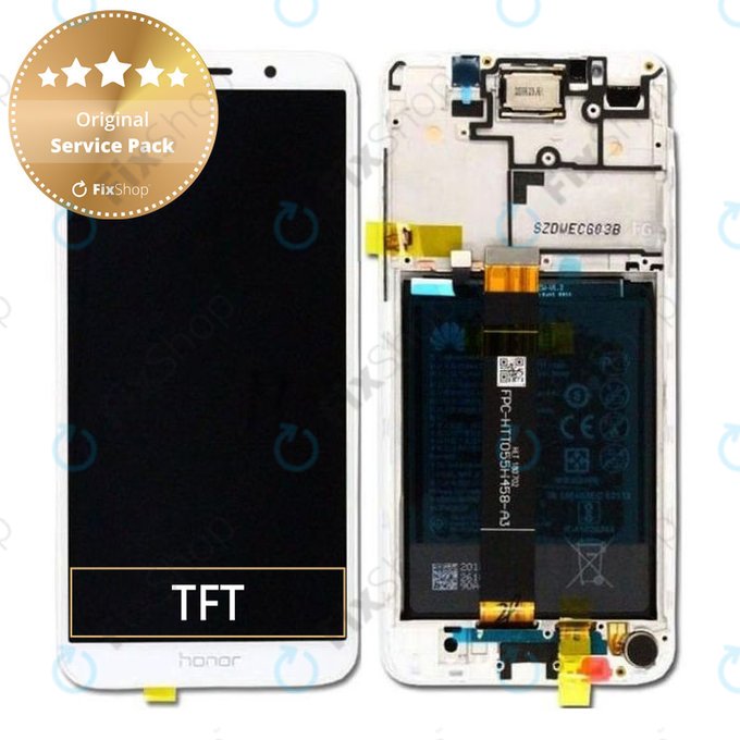 Huawei Honor 7S - Écran LCD + Ecran Tactile + Cadre + Batterie (Or) - 02351XHT