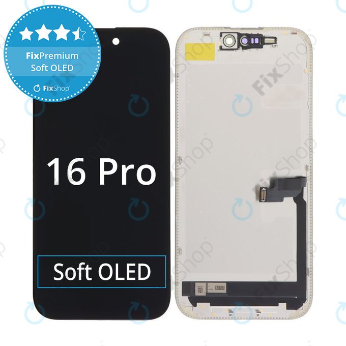 Apple iPhone 16 Pro - Écran LCD + Ecran Tactile + Cadre Soft OLED FixPremium