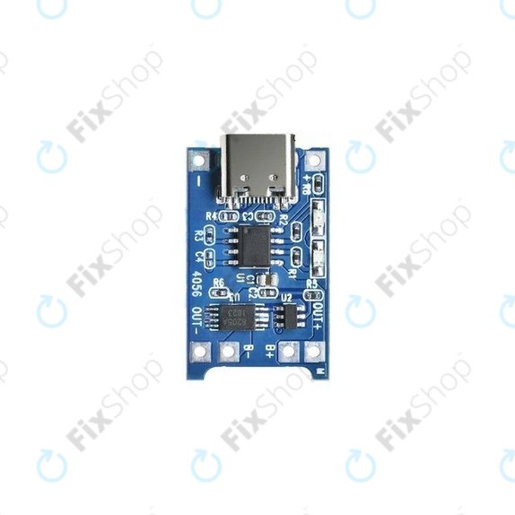 Module de charge TP4056 pour batterie Li-ion 18650, USB-C, 1 A