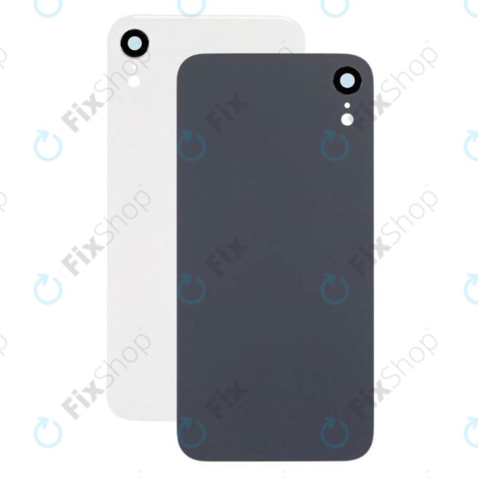 Apple iPhone XR - Verre du boîtier arrière + objectif de l'appareil photo (Blanc)