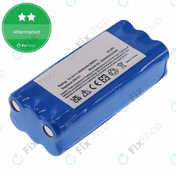 Ecovacs Dibea ZN101, K6, L6, Dirt Devil - Batterie 0606004 Ni-MH 14.4V 2500mAh