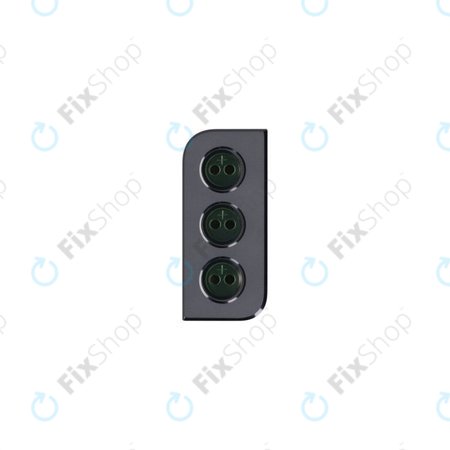 Samsung Galaxy S21 G991B - Cadre en verre pour caméra arrière (gris fantôme) - GH98-46110A Genuine Service Pack
