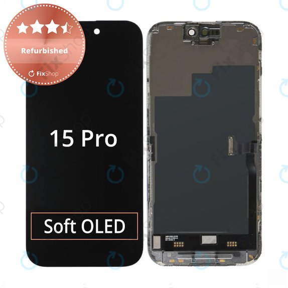 Apple iPhone 15 Pro - Écran LCD + Ecran Tactile + Cadre Refurbished