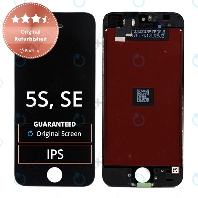 Apple iPhone 5S, SE - Écran LCD + Ecran Tactile + Cadre (Black) Original Refurbished