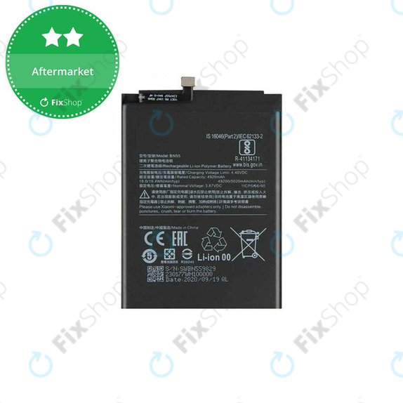 Xiaomi Redmi Note 9S - Batterie BN55 5020mAh
