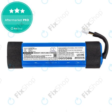 Batterie pour JBL Xtreme 3, 5200mAh, Li-Ion, 7.4V, GSP-2S2P-XT3A, HQ