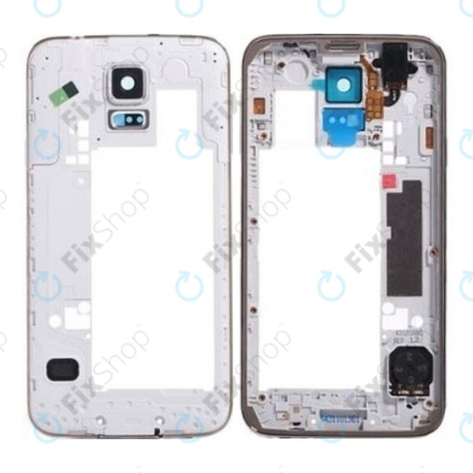 Samsung Galaxy S5 G900F - Cadre central (Noir)