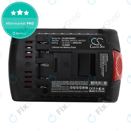 Batterie pour Bosch 17618, Gsb 18, 4000mAh, Li-Ion, 18V, BAT620, HQ