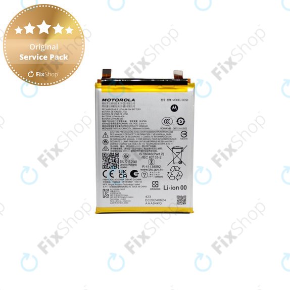 Motorola Edge 50 Fusion - Batterie QC50 5000mAh - SB18E08901 Genuine Service Pack