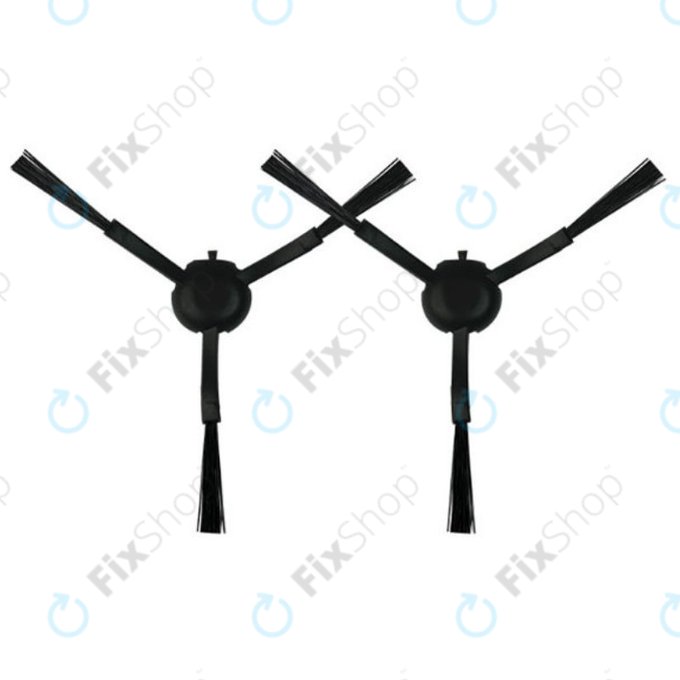 Xiaomi Dreame L20 Ultra, X20 Pro, X20 Plus - Brosse latérale (2x Noir)