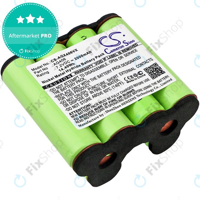 AEG Electrolux Rapido ZB-series - Batterie AG406 Ni-MH 7.2V 2000mAh HQ