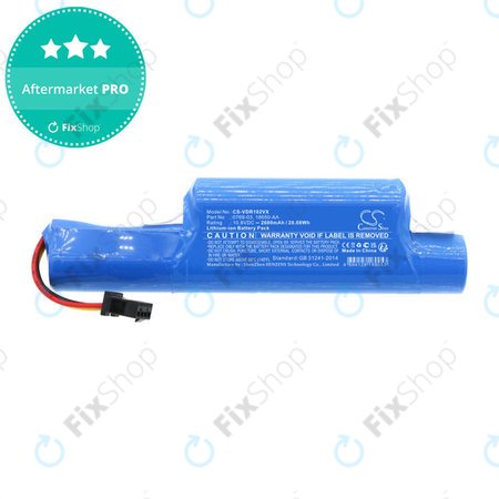 Batterie pour Vileda Vr102, 201, 303, One, 2600mAh, Li-ion, 10.8V, 0769-03, HQ