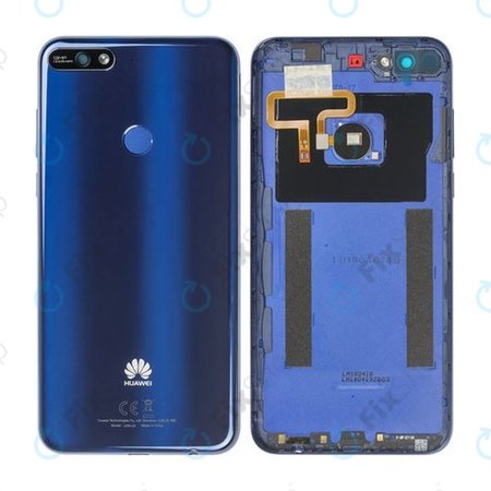 Huawei Y7 Prime (2018) - Cache batterie + Objectif caméra arrière (Bleu) - 97070THH