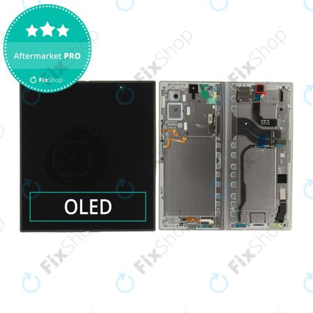 Samsung Galaxy Z Fold 7 F966B - Écran LCD + Écran tactile + Cadre (Silver Shadow) OLED