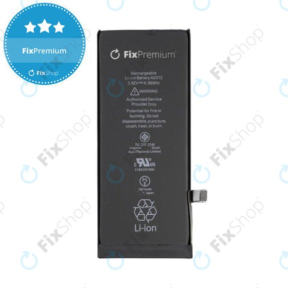Batterie pour iPhone SE (2nd Gen 2020), 1821mAh, FixPremium
