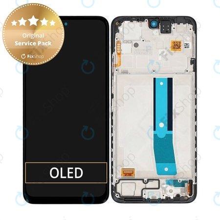 Xiaomi Redmi Note 12S 2303CRA44A - Écran LCD + Ecran Tactile + Cadre (Onyx Black) - 560001K7SR00 Genuine Service Pack