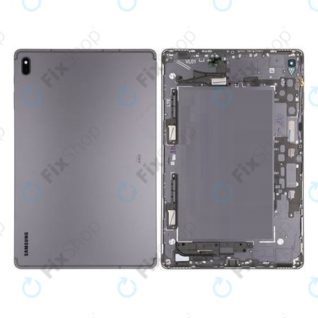 Samsung Galaxy Tab S7 FE 5G T736B - Cache batterie (Noir mystique) - GH82-25745A Genuine Service Pack
