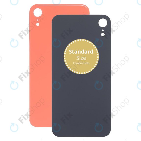 Apple iPhone XR - Verre du boîtier arrière (corail)