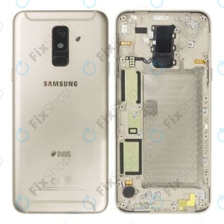 Samsung Galaxy A6 Plus A605 (2018) - Cache batterie (Or) - GH82-16431D Genuine Service Pack