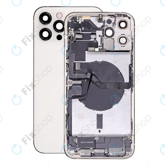 Apple iPhone 12 Pro Max - Petites pièces du boîtier arrière (argent)