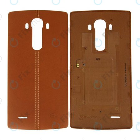 LG G4 H815 - Cache batterie en cuir + NFC (Leather Brown)