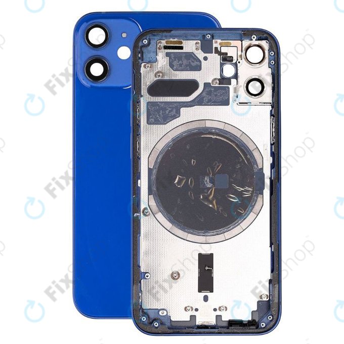 Apple iPhone 12 Mini - Boîtier arrière (Bleu)