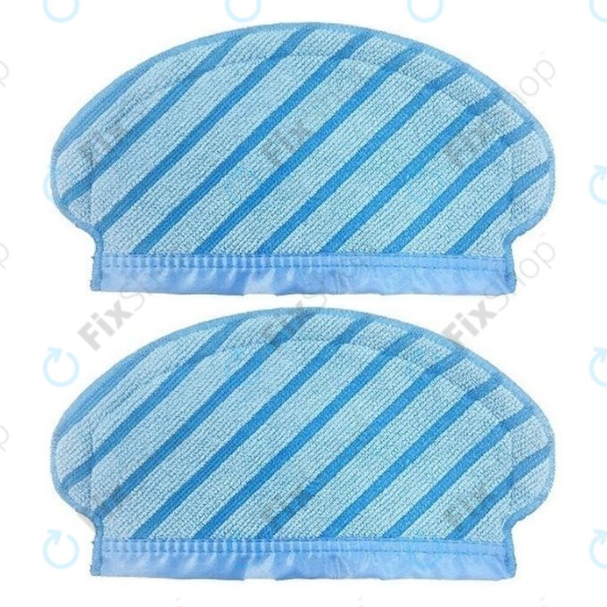 Chiffon de vadrouille, 2 pièces, Microfibre pour Ecovacs Deebot N7, Ozmo-series, T5, T5 Max