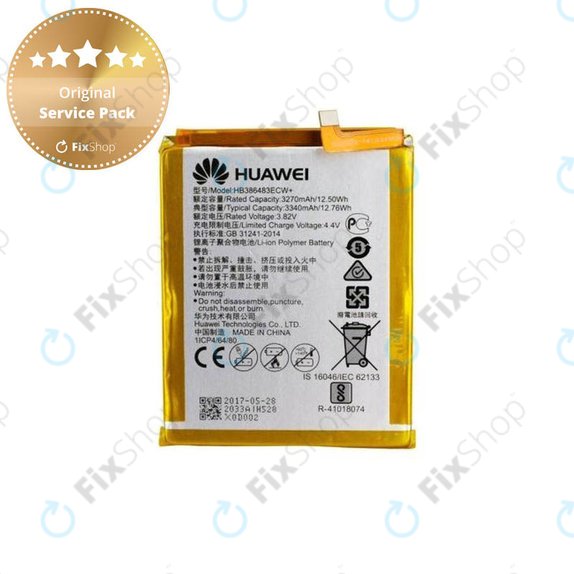 Huawei Honor 6X (BLN-L21) - Batterie HB386483ECW 3340mAh - 24022033 Genuine Service Pack