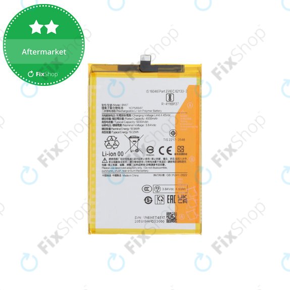 Xiaomi Redmi 13 24049RN28L, 13 5G, Poco M6 4G - Batterie BN5T 5030mAh