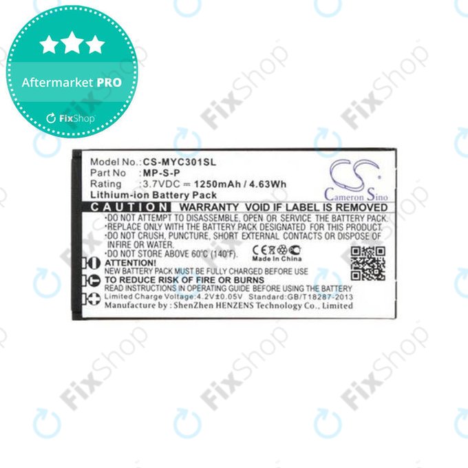 myPhone 3010 Classic - Batterie MP-SP 1250mAh HQ