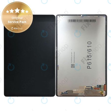 Samsung Galaxy Tab S6 Lite P610, P615 - Écran LCD + Écran tactile (Gris Oxford) - GH82-22896A Genuine Service Pack