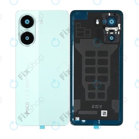 Xiaomi Poco X7 Pro 2412DPC0AG - Cache batterie (Green) - 56002900O1000 Genuine Service Pack