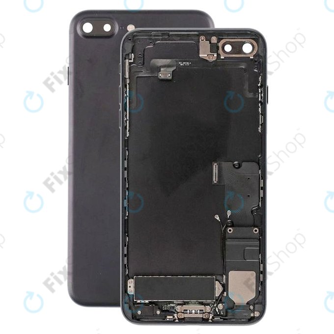 Apple iPhone 7 Plus - Petites pièces du boîtier arrière (noir)