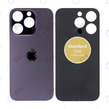 Apple iPhone 14 Pro - Verre du boîtier arrière (violet foncé)