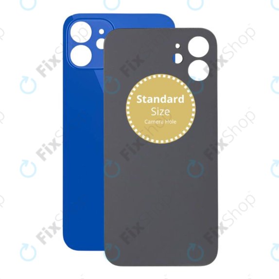 Apple iPhone 12 - Verre du boîtier arrière (bleu)