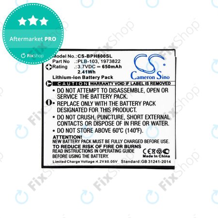 Batterie pour Bang & Olufsen Beoplay H7, H8, H9, 650mAh, Li-Ion, 3.7V, PLB-103, HQ