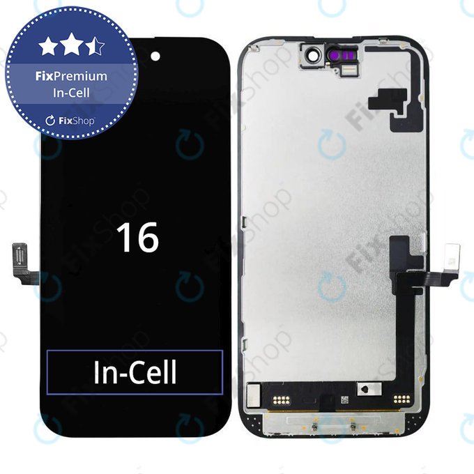 Apple iPhone 16 - Écran LCD + Ecran Tactile + Cadre In-Cell FixPremium