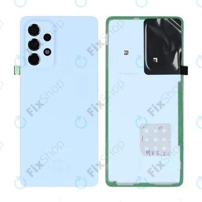 Samsung Galaxy A53 5G A536B - Cache batterie (bleu clair) - GH82-28017C Genuine Service Pack