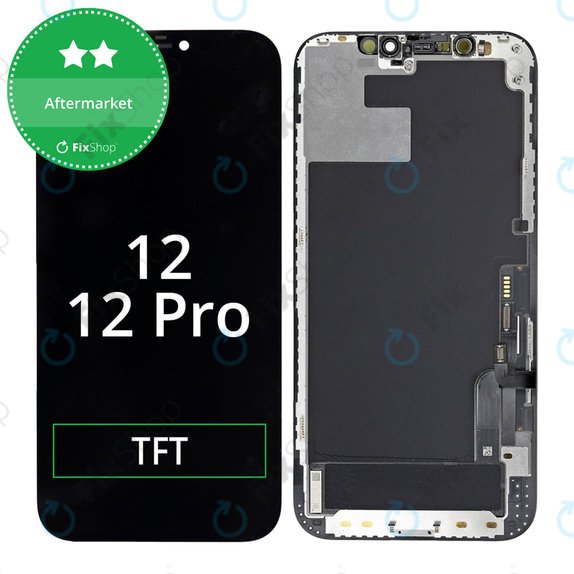Écran In-Cell HD+ pour iPhone 12, 12 Pro, Tactile avec cadre