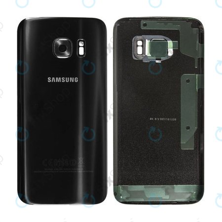 Samsung Galaxy S7 G930F - Cache batterie (Noir) - GH82-11384A Genuine Service Pack