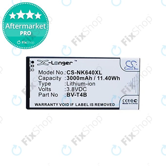 Microsoft Lumia 640 XL - Batterie BV-T4B 3000mAh HQ