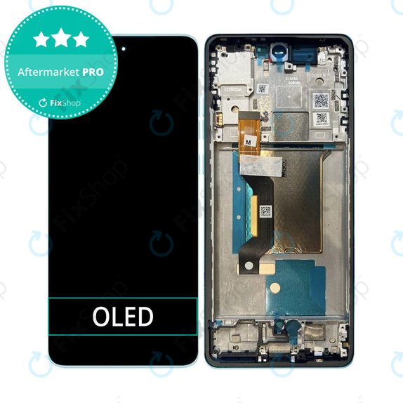 Motorola Edge 60 Fusion - Écran LCD + Écran tactile + Cadre (Amazonite) OLED