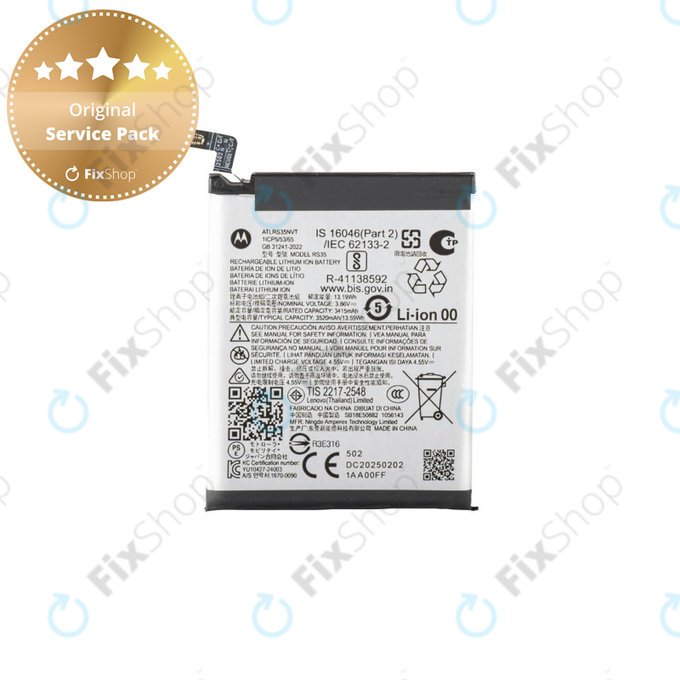 Motorola Razr 60 Ultra - Batterie RS35 3520mAh - SB18E50882 Genuine Service Pack