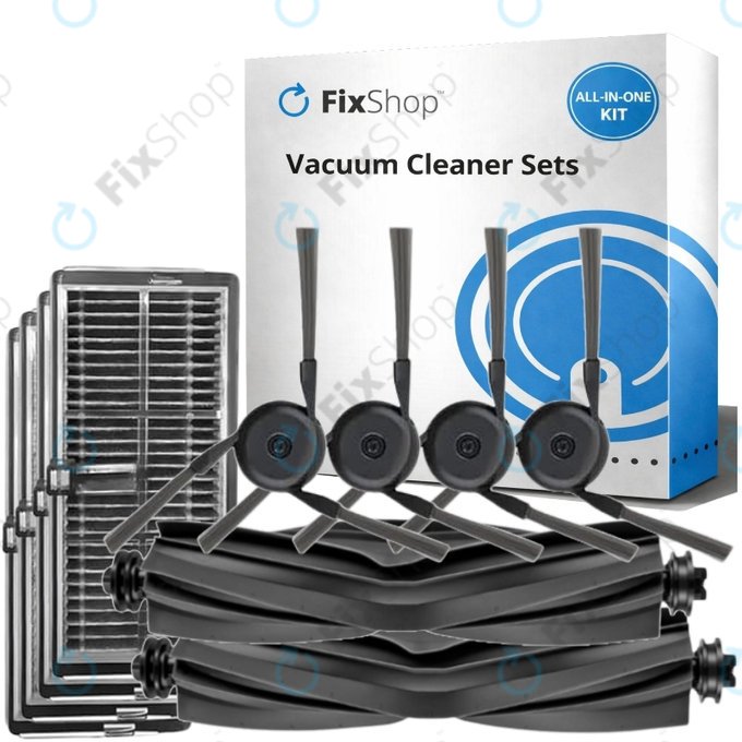Kit de pièces de rechange pour Mova P50 Ultra (2x Brosse principale, 4x Filtre, 4x Brosse latérale)