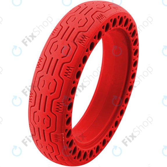 Xiaomi Mi Electric Scooter 1S, 2 M365, Essential, Pro, Pro 2 - Pneu sans chambre a air durable (Type 1) (Red)