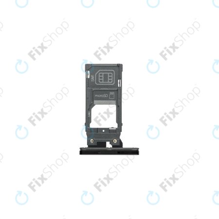 Sony Xperia XZ3 - Tiroir SIM (Noir) - 1313-1474 Genuine Service Pack