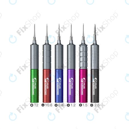 Mechanic KING KONG+ - Set de tournevis Torx, Tri-point, Cross - 6pcs